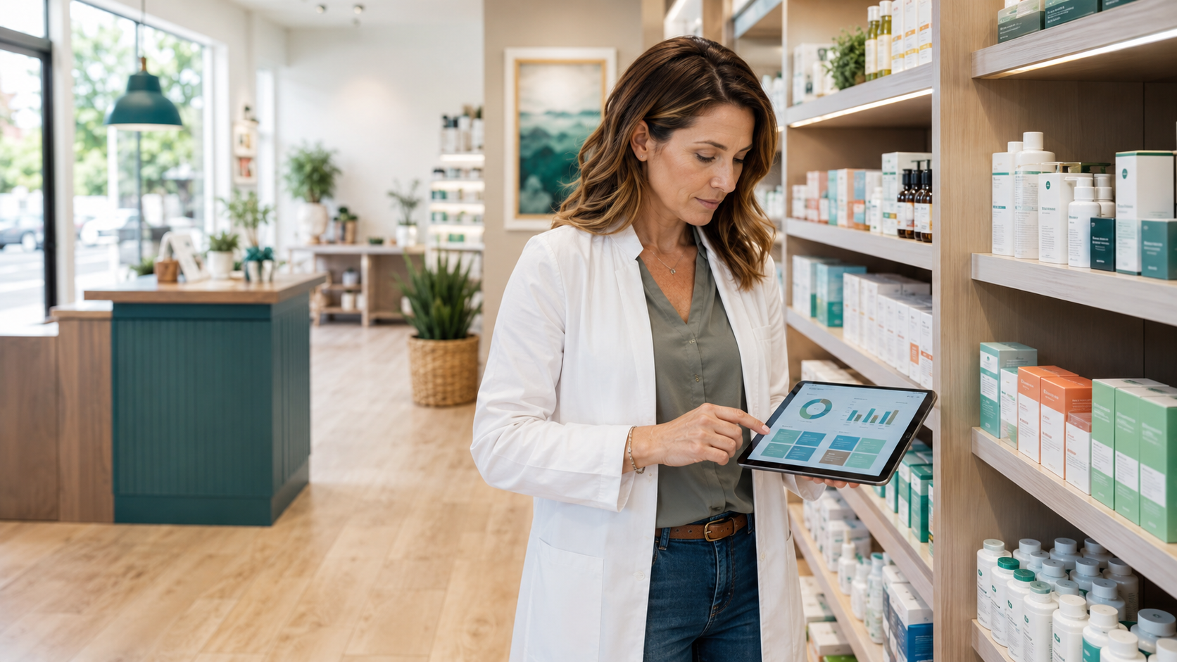 Pharmacist using retail data to make inventory decisions in an independent pharmacy